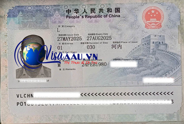 Kết quả dịch vụ xin visa Trung Quốc TPHCM ngay từ lần đầu, cam kết đậu 99,9%