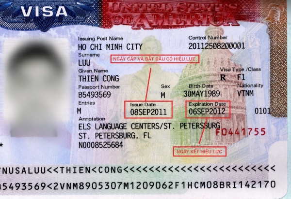 Thời hạn visa tính từ khi nào? Thường là ngày visa bắt đầu có hiệu lực