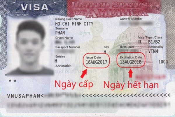 Thời hạn visa là khoảng thời gian visa có giá trị sử dụng