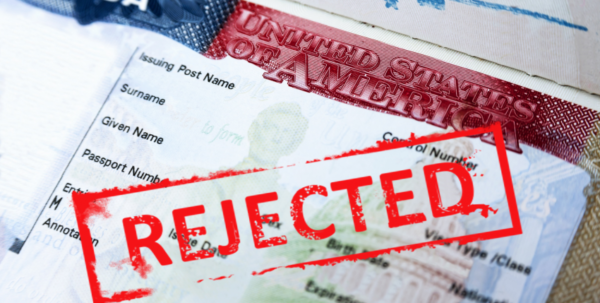 Lần từ chối visa trước phải được khắc phục hoặc miễn trừ